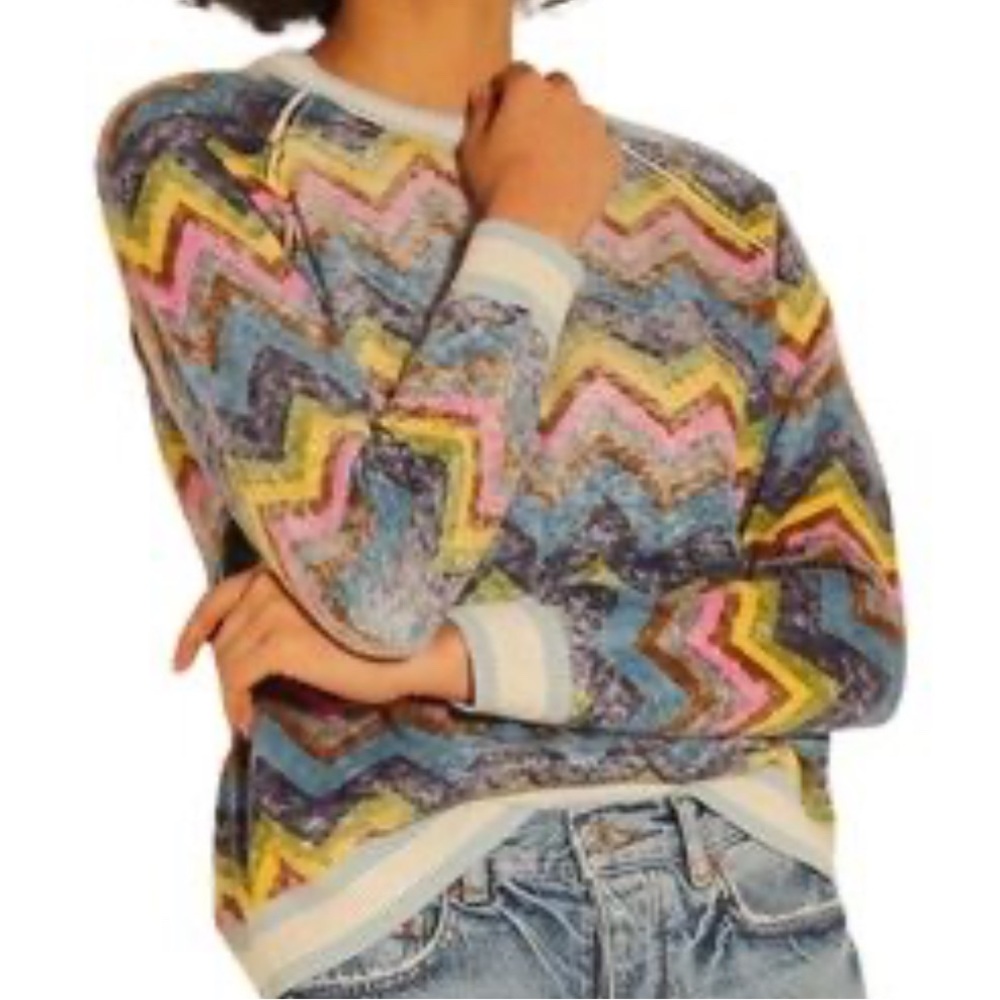 Minnie Rose cotton/cashmere crewneck sweater